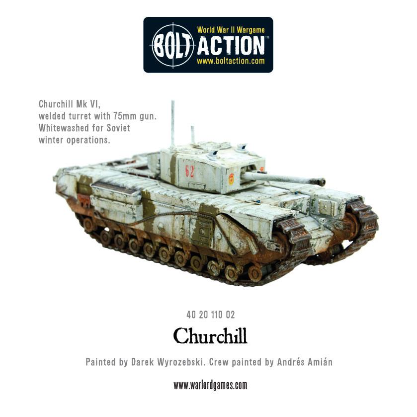 Warlord Games Churchill Tank Scale Model