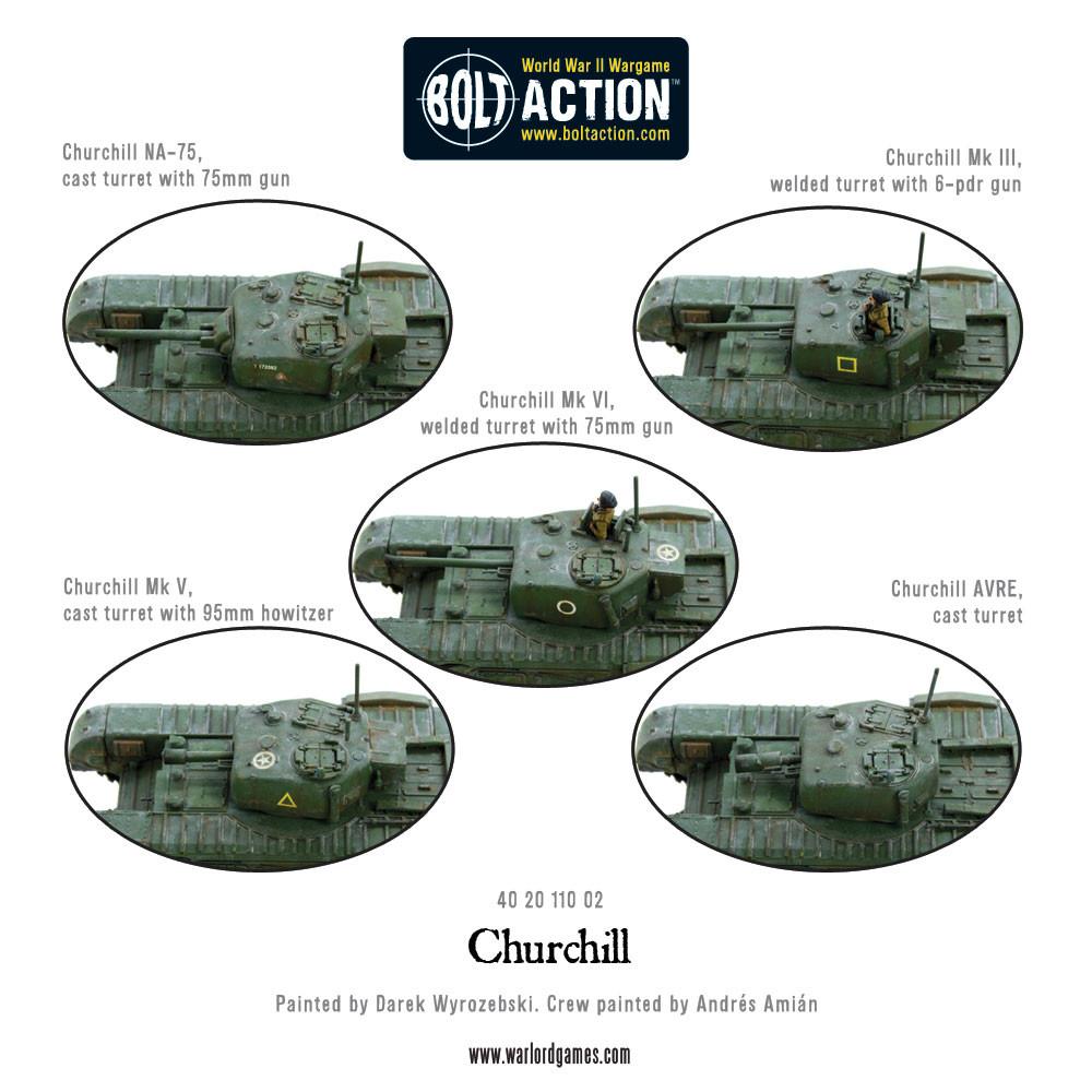 Warlord Games Churchill Tank Scale Model