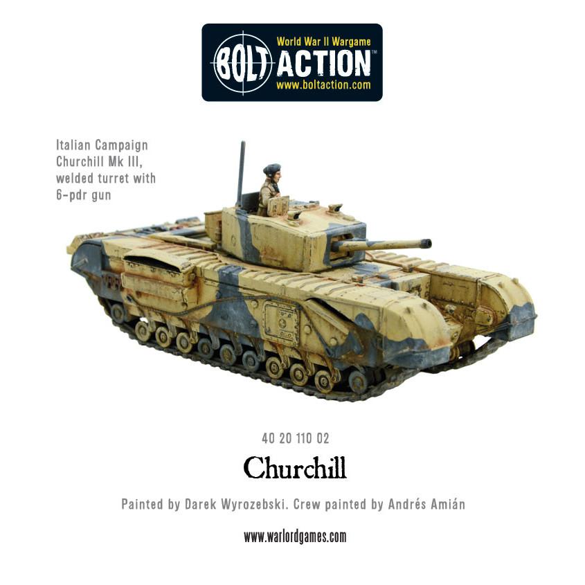 Warlord Games Churchill Tank Scale Model