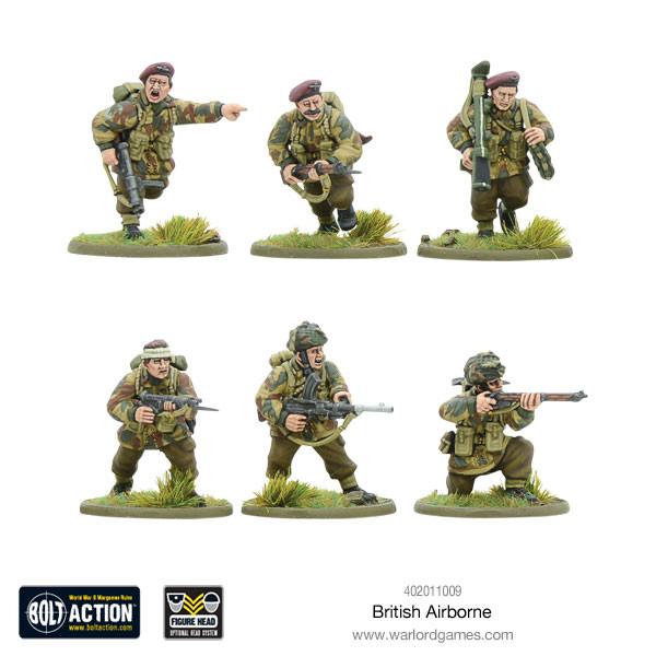 Warlord Games British Airborne WWII Allied Paratroopers Miniatures