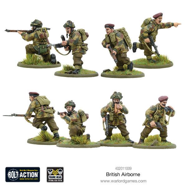 Warlord Games British Airborne WWII Allied Paratroopers Miniatures