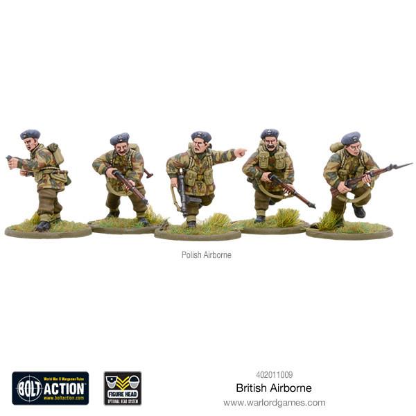 Warlord Games British Airborne WWII Allied Paratroopers Miniatures