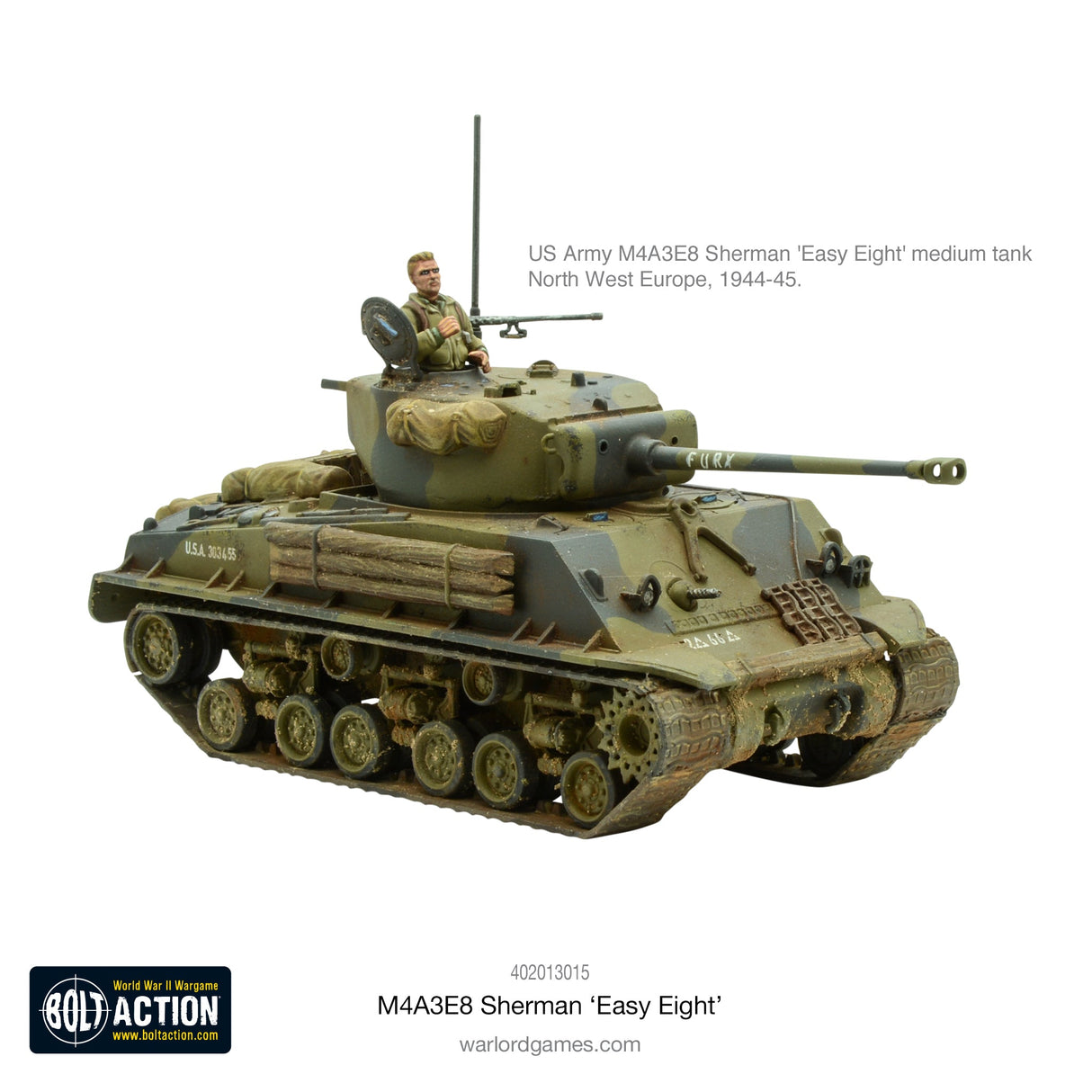 Warlord Games M4A3E8 Sherman Easy Eight Miniature