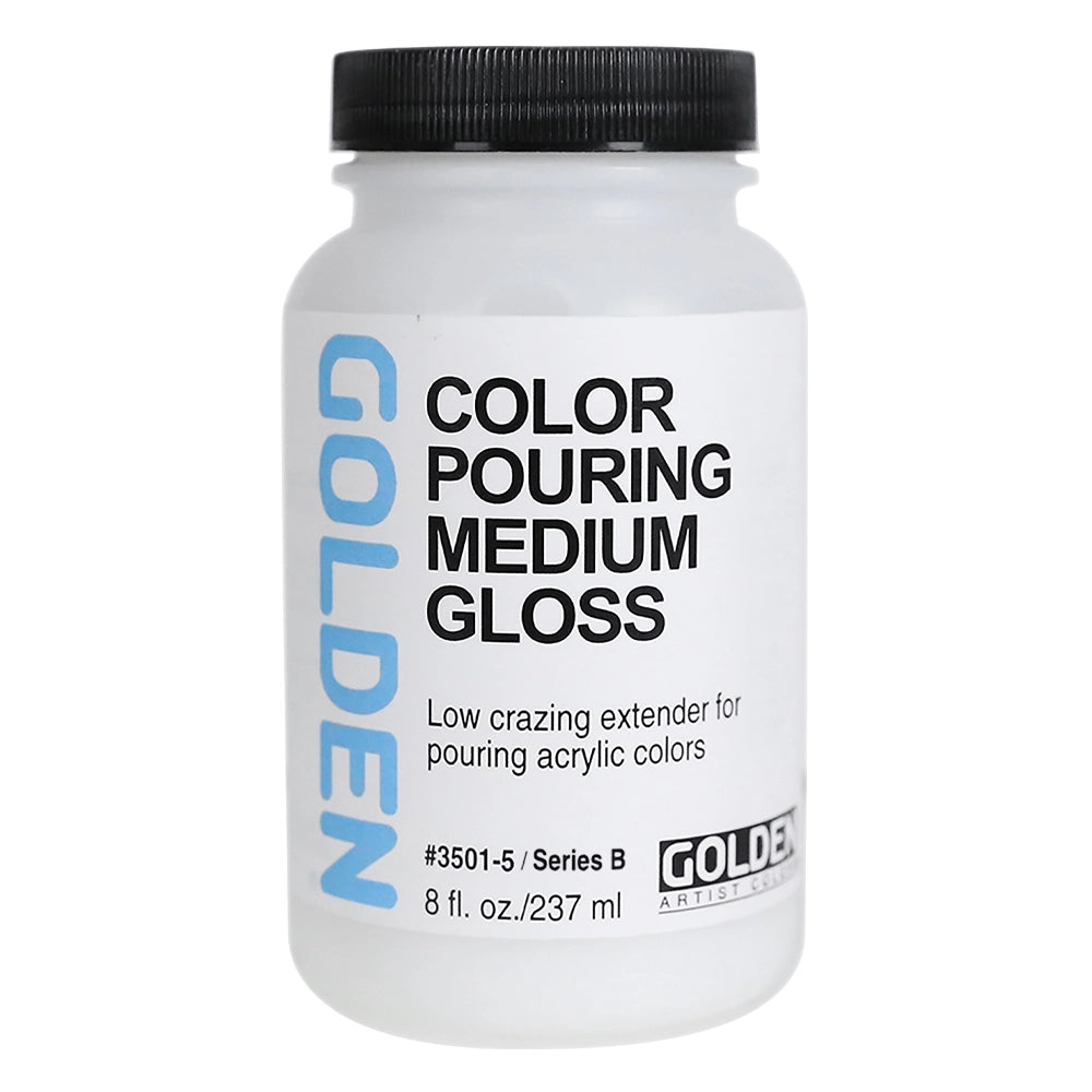 Golden Matte Color Pouring Medium
