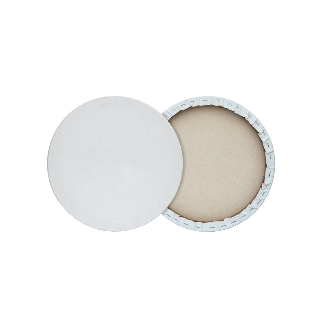 Phoenix Round Primed Canvas on a Frame