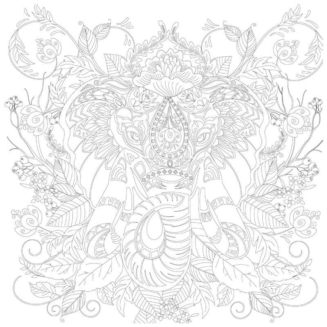 Phoenix Colouring Board Garden, 25x25 cm