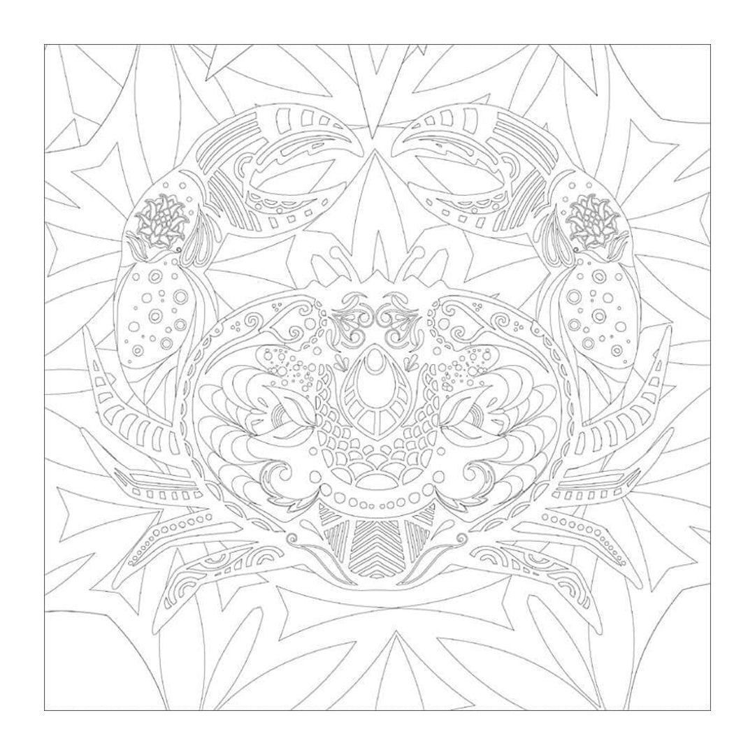 Phoenix Colouring Board Marine, 25x25 cm