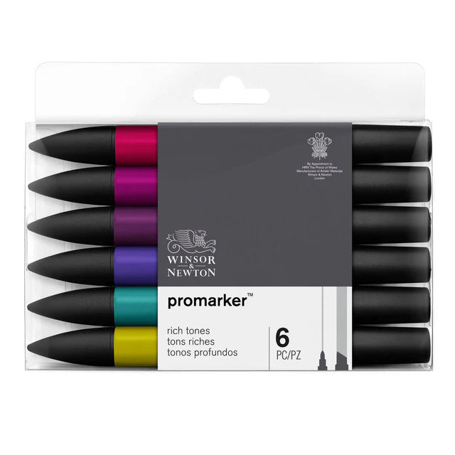 Winsor & Newton Promarker Graphic Marker Rich Set, 6 pcs.