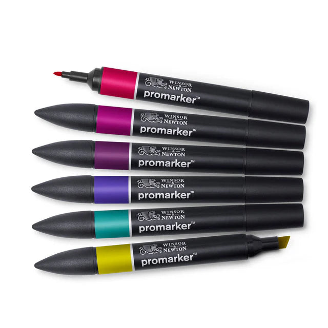 Winsor & Newton Promarker Graphic Marker Rich Set, 6 pcs.