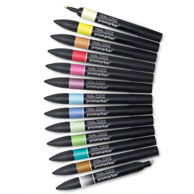 Winsor & Newton Promarker Graphic Marker 12+1 Set 2, 13 pcs.