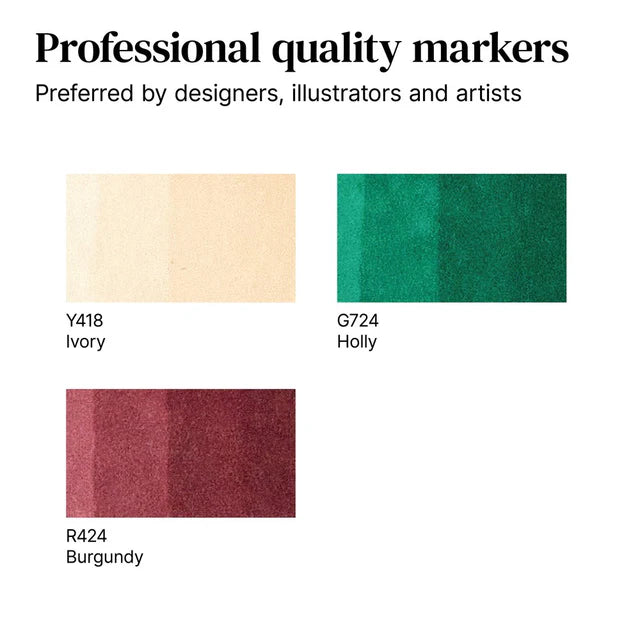 Winsor & Newton Promarker Graphic Marker Rich Tones Set, 3 pcs.