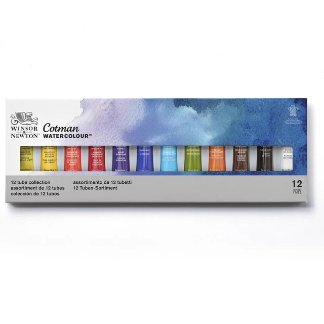 Winsor & Newton Cotman Watercolour Set, 12x8 ml