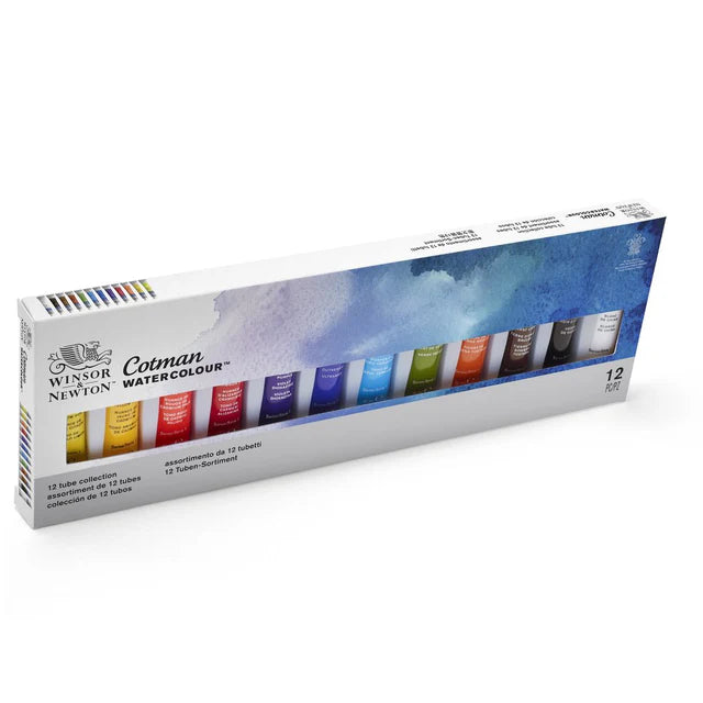 Winsor & Newton Cotman Watercolour Set, 12x8 ml