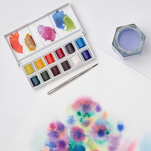 Winsor & Newton Cotman Sketchers' Pocket Set, 12 Half-Pans