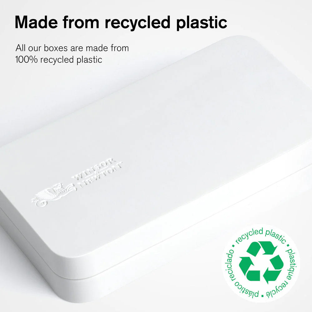 Winsor & Newton Cotman Watercolour Water Brush Pocket Set, 12 Half-Pans