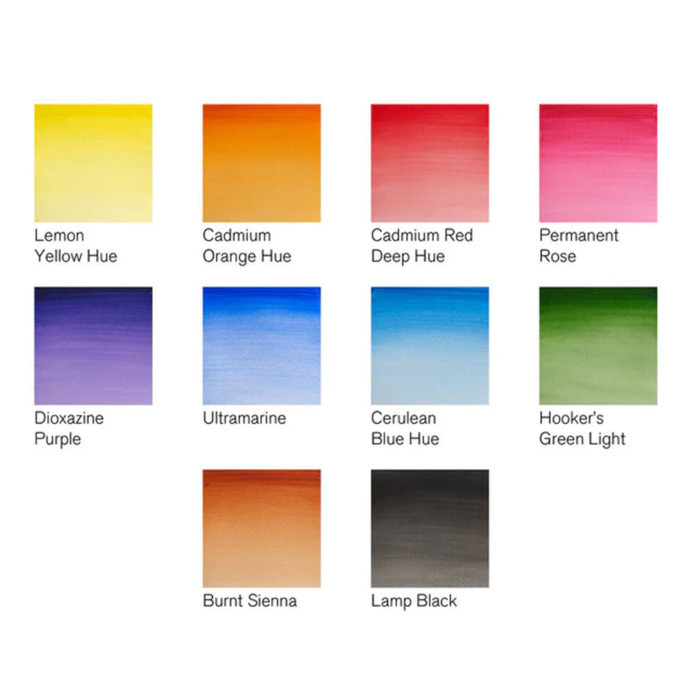 Winsor & Newton Cotman Watercolour Set, 10x5 ml