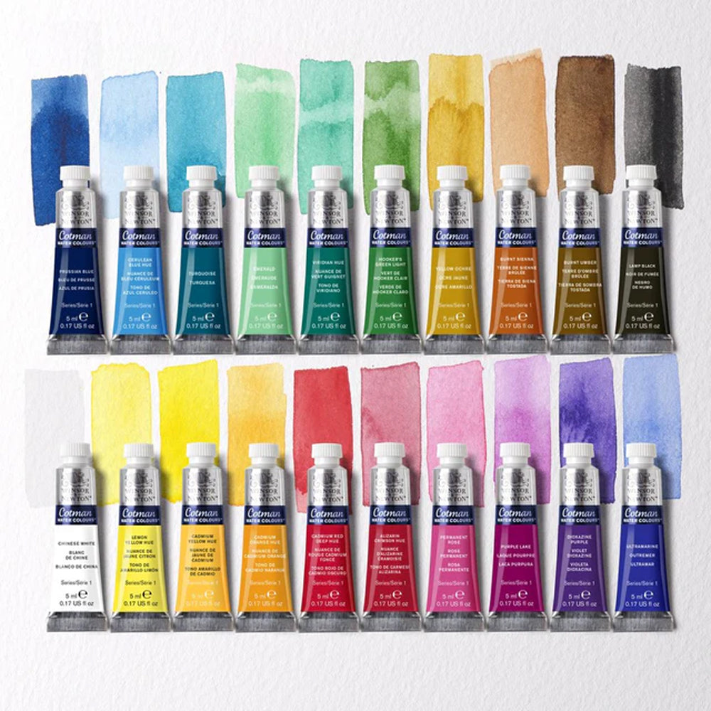 Winsor & Newton Cotman Watercolour Set, 20x5 ml