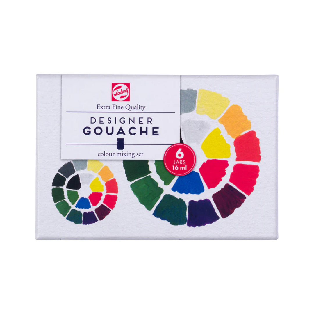Talens Designer Gouache Set, 6x16 ml