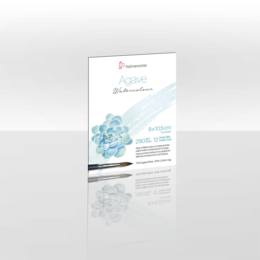 Hahnemühle Agave Watercolour Paper Block, 12 sheets