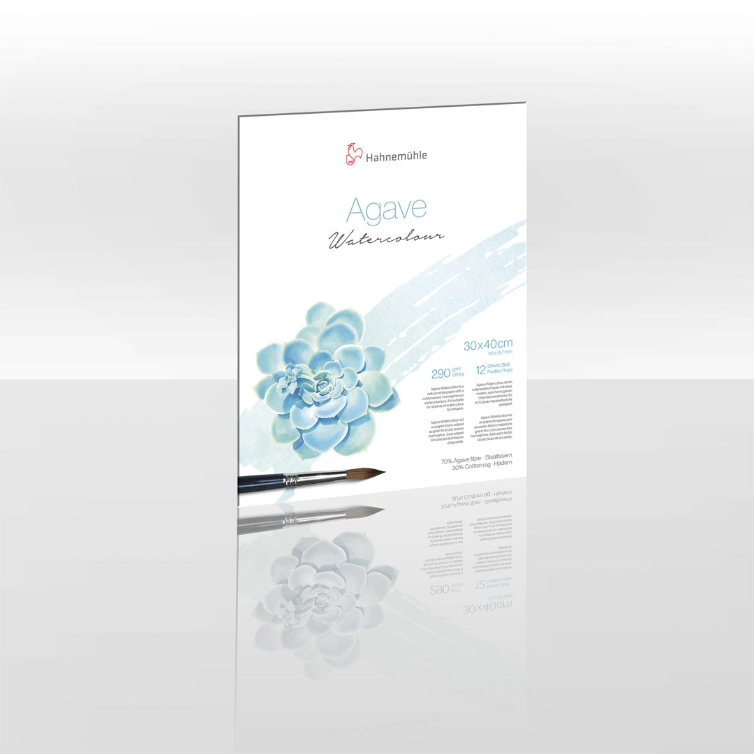Hahnemühle Agave Watercolour Paper Block, 12 sheets