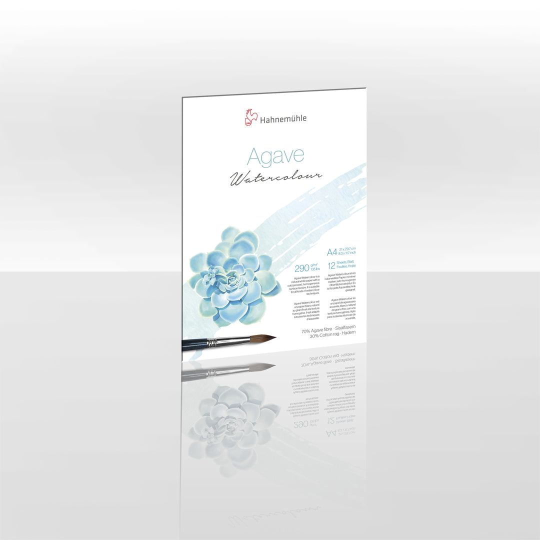 Hahnemühle Agave Watercolour Paper Block, 12 sheets