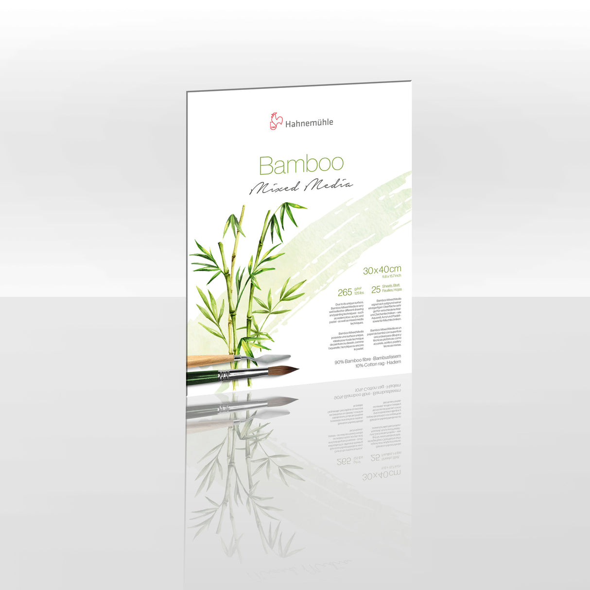 Hahnemühle Bamboo Mixed Media Paper Block, 25 Sheets, 265 gsm