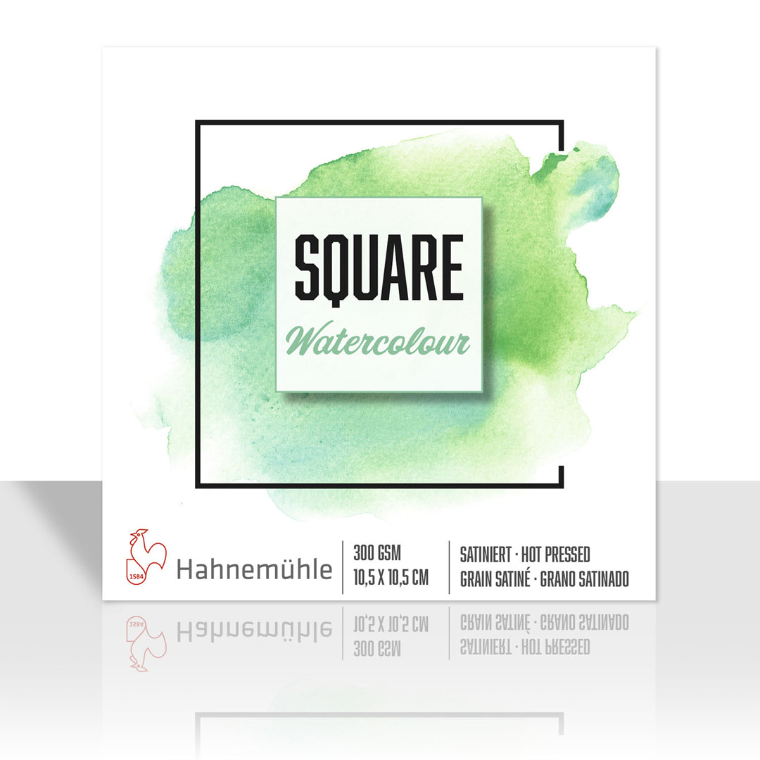 Hahnemühle Square Watercolour Paper Pad, 15 Sheets, 300 gsm