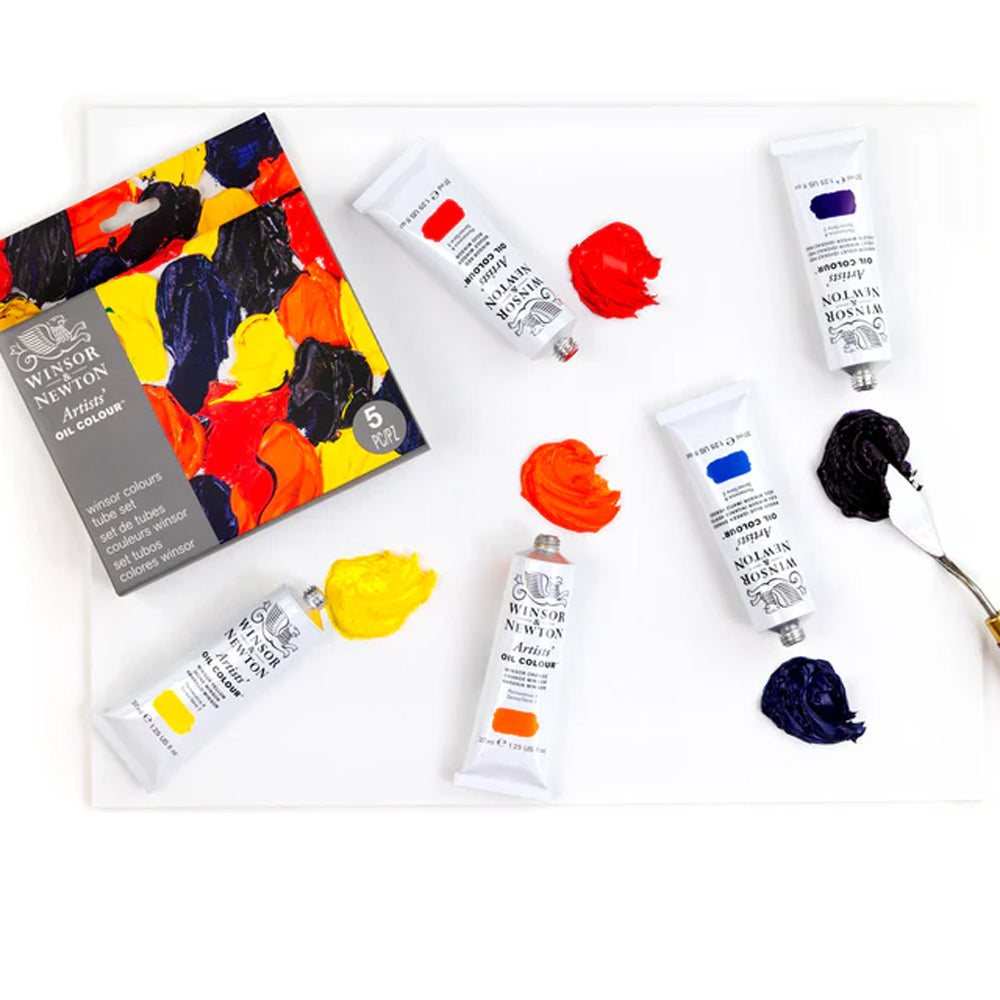 Winsor & Newton Artists' Oil Colour Winsor Set, 5x37 ml