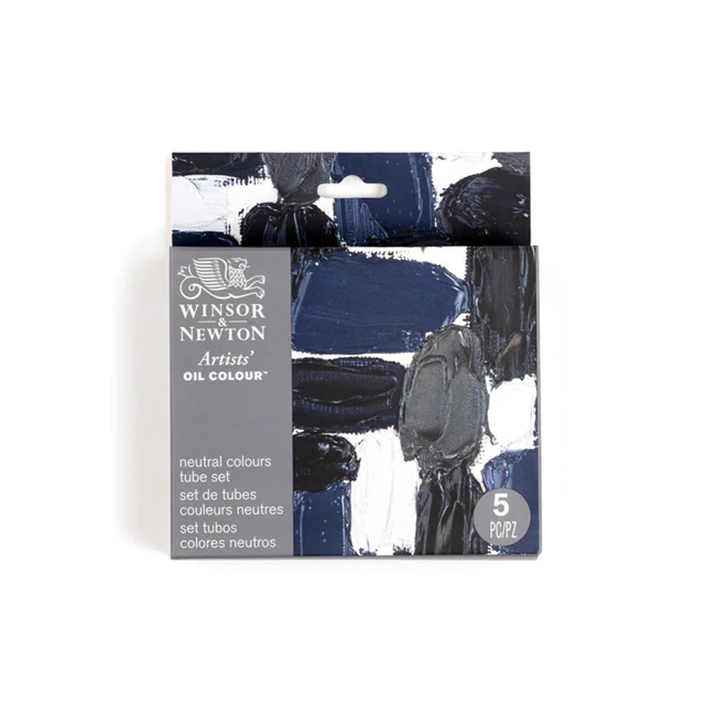 Winsor & Newton Artists' Oil Colour Neutral Set, 5x37 ml
