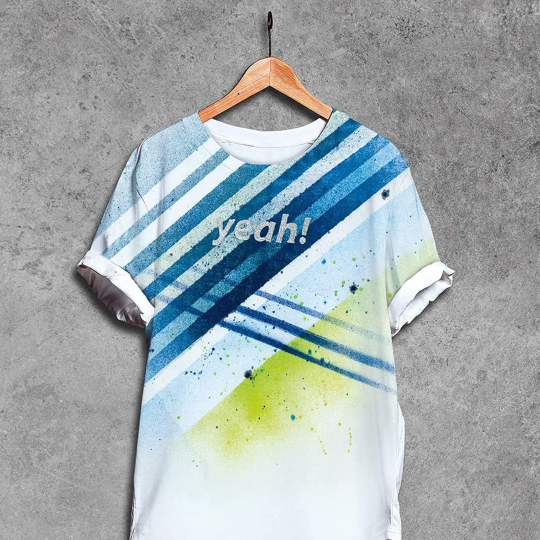 Marabu Fashion Spray Fabric Paint COOL DENIM Trend Set, 3x100 ml, 1x25 ml