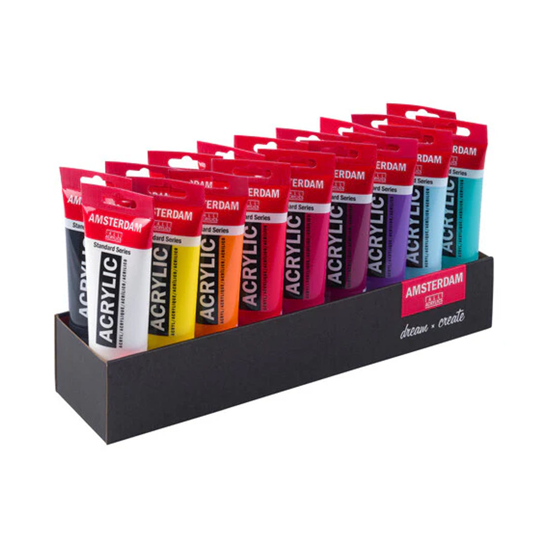 Amsterdam Acrylic Paint Value Pack, 18x120 ml