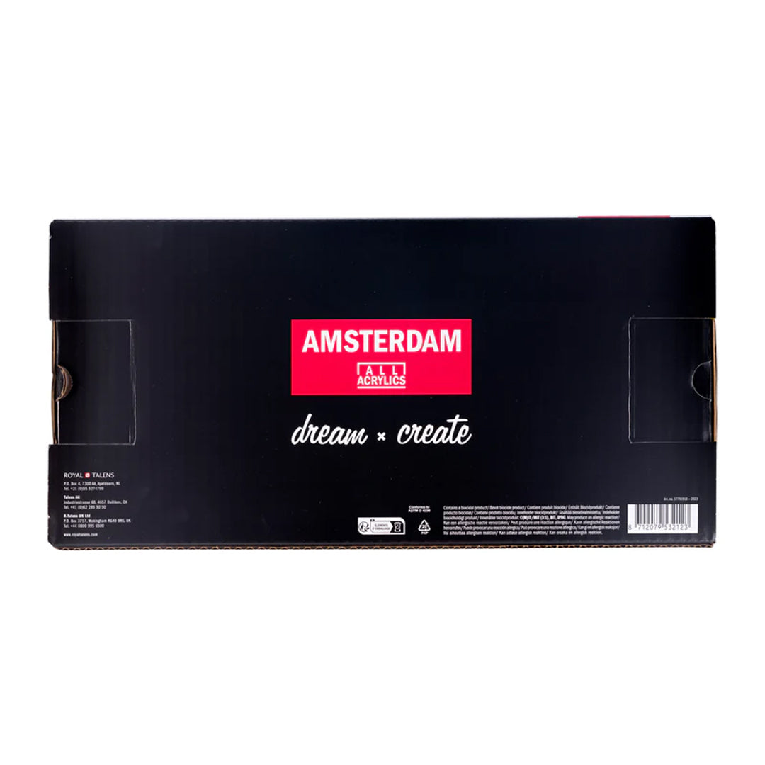 Amsterdam Acrylic Paint Value Pack, 18x120 ml