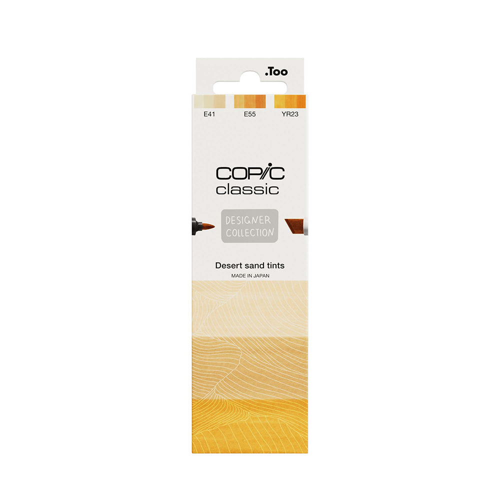 Copic Classic Designer Collection Desert Sand Tints, Set of 3