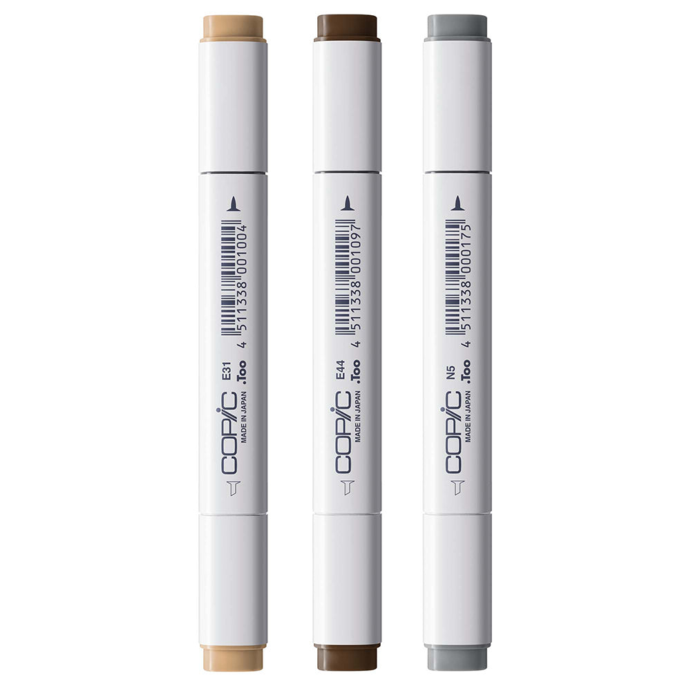 Copic Classic Designer Collection Natural Stone Tints, Set of 3