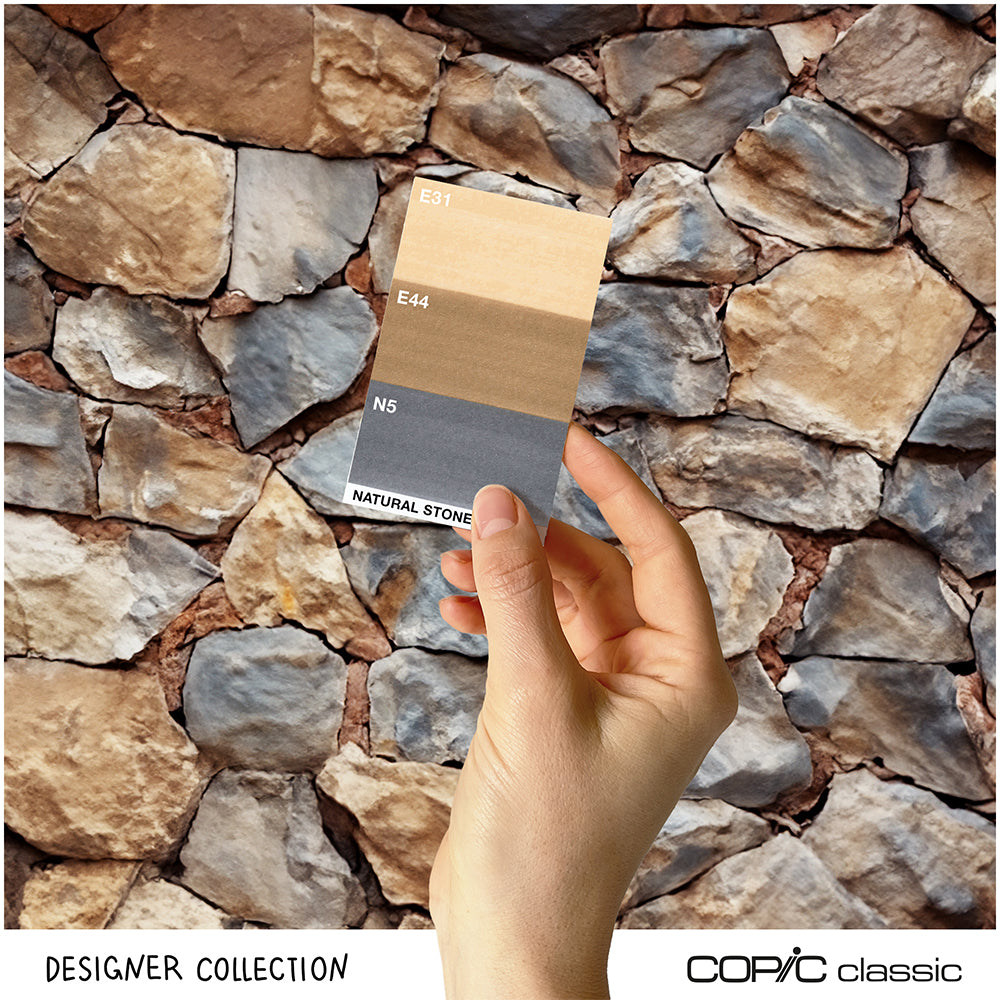 Copic Classic Designer Collection Natural Stone Tints, Set of 3