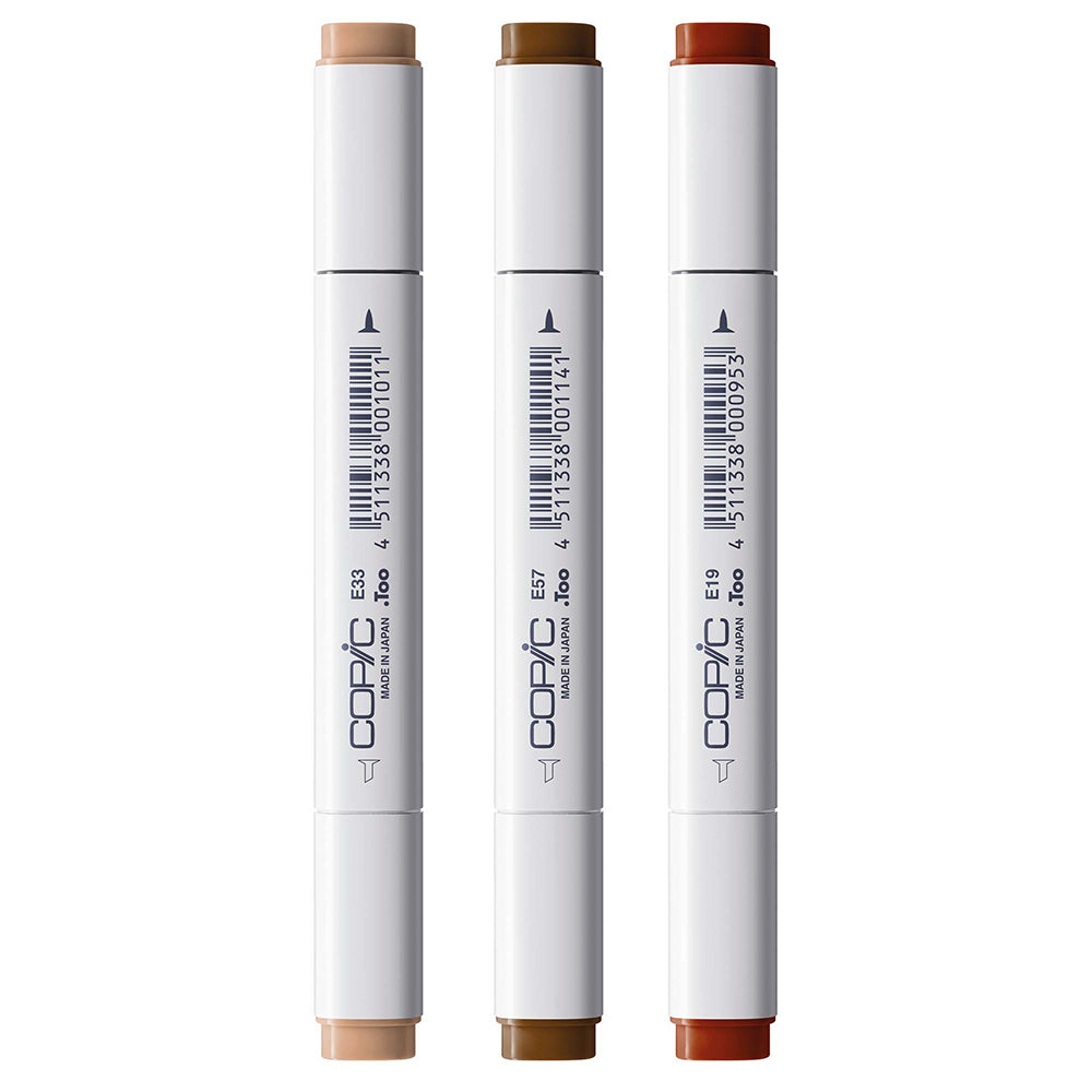 Copic Classic Designer Collection Brick & Terra Tints, Set of 3