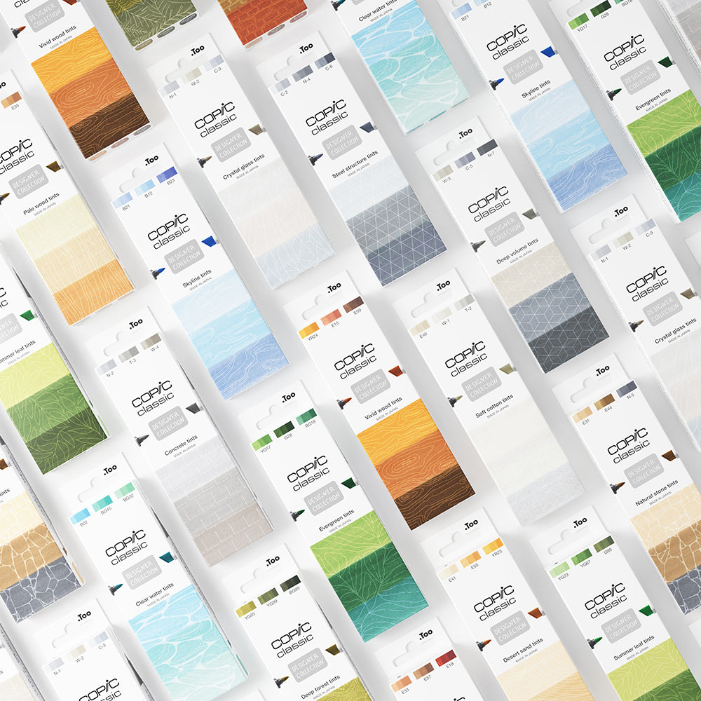 Copic Classic Designer Collection Summer Leaf Tints, Set of 3