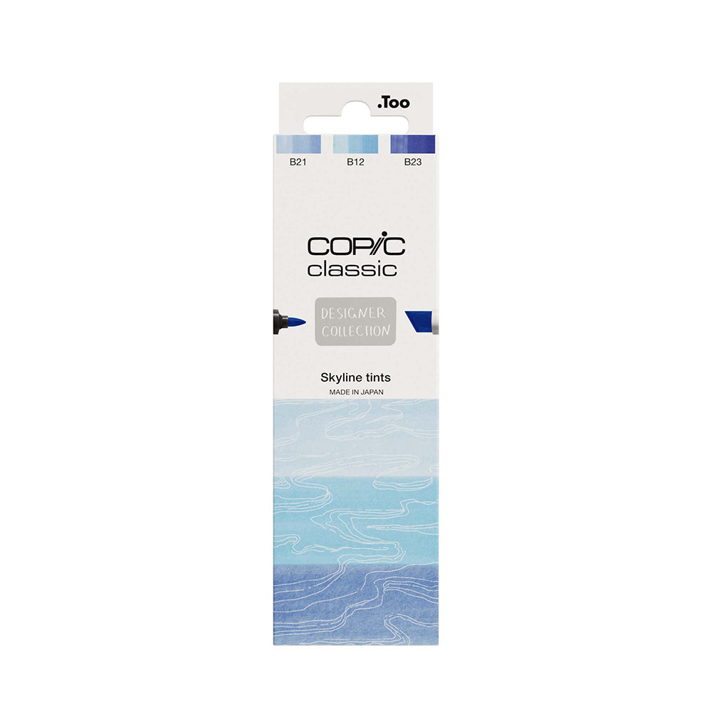 Copic Classic Designer Collection Skyline Tints, Set of 3