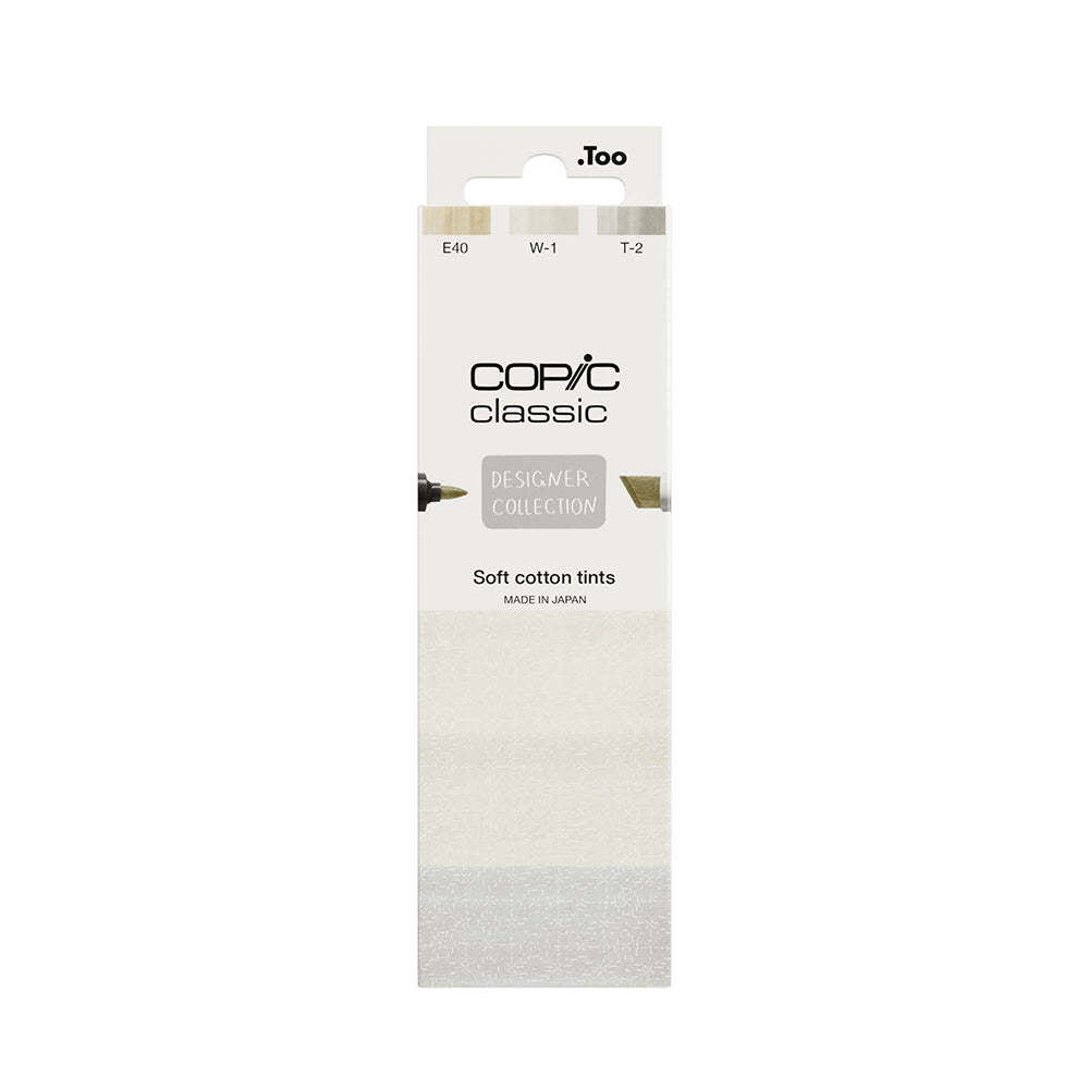 Copic Classic Designer Collection Soft Cotton Tints, Set of 3
