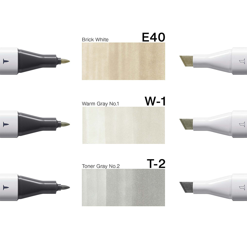 Copic Classic Designer Collection Soft Cotton Tints, Set of 3