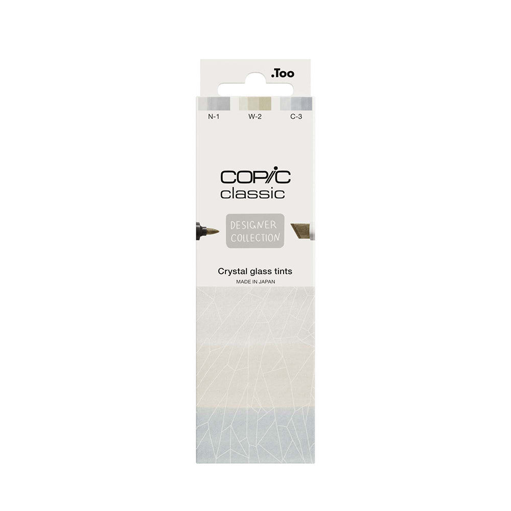 Copic Classic Designer Collection Crystal Glass Tints, Set of 3