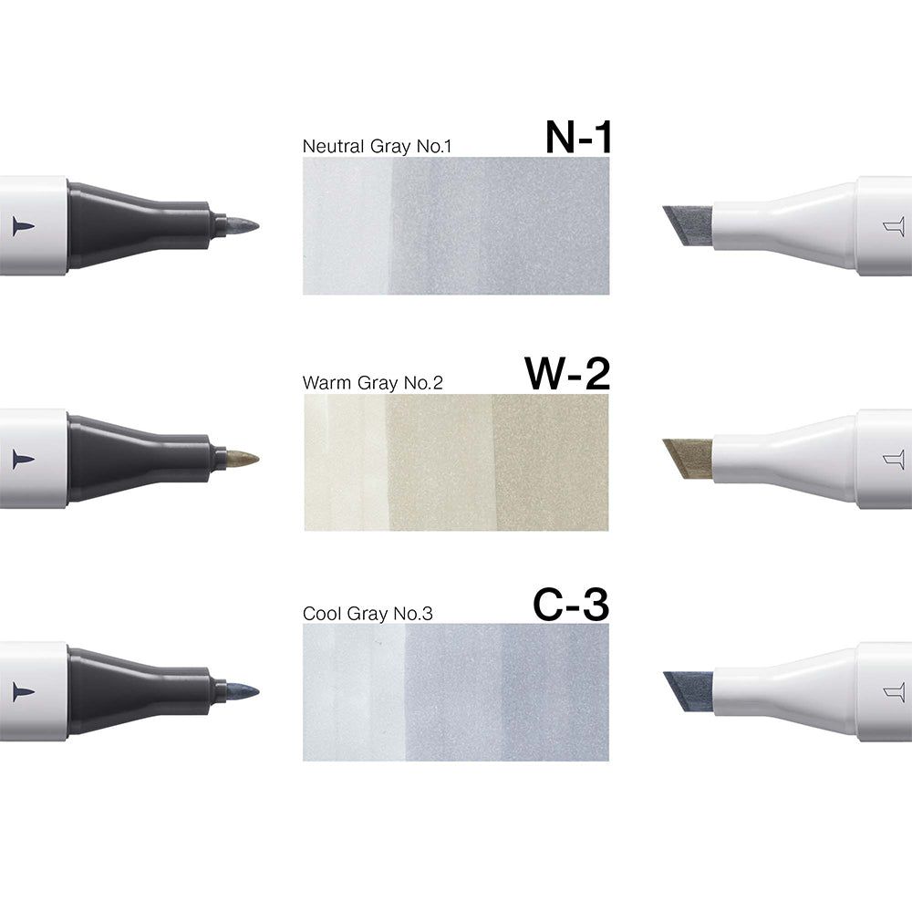 Copic Classic Designer Collection Crystal Glass Tints, Set of 3