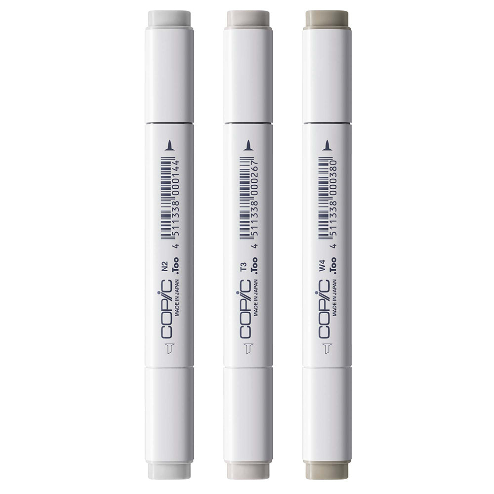 Copic Classic Designer Collection Concrete Tints, Set of 3
