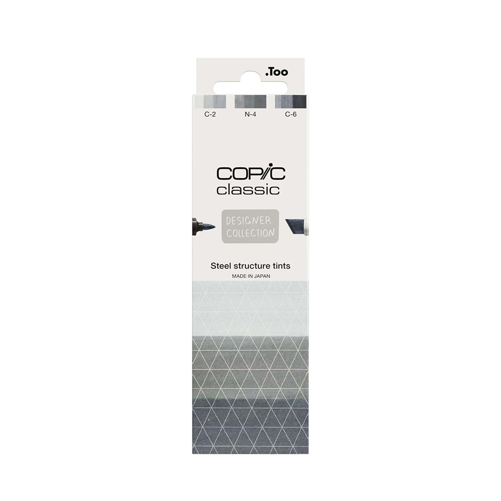 Copic Classic Designer Collection Steel Structure Tints, Set of 3