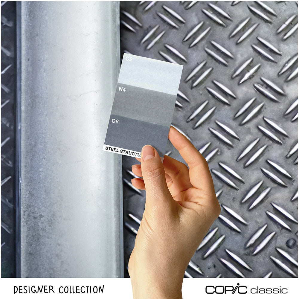 Copic Classic Designer Collection Steel Structure Tints, Set of 3