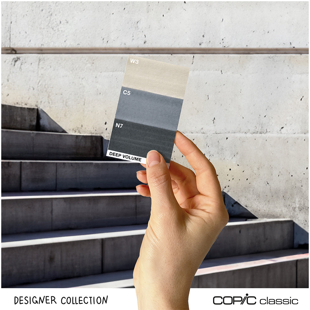 Copic Classic Designer Collection Deep Volume Tints, Set of 3