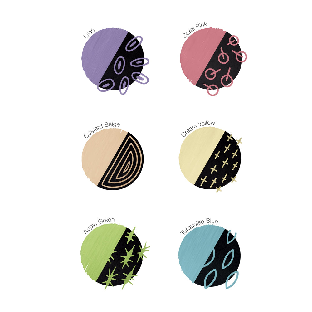 Copic Acrea Paint Marker Set Light, 6 pcs.