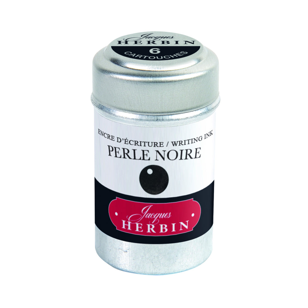 Jacques Herbin La Perle des Encres Ink Cartridges, 6 pcs.