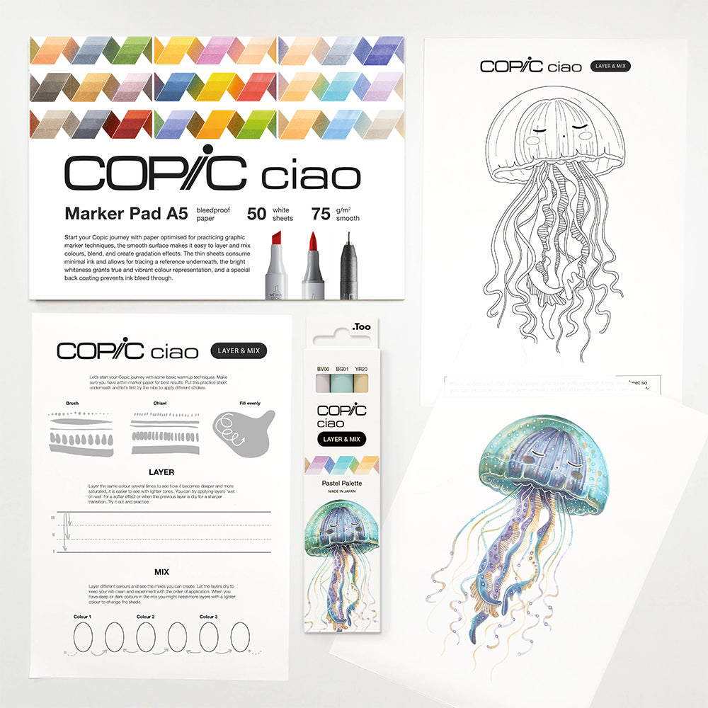 Copic Ciao Layer & Mix Pastel Starter Pack