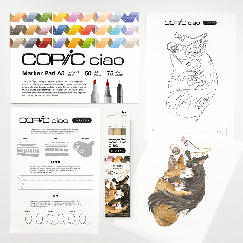 Copic Ciao Layer & Mix Pet Starter Pack